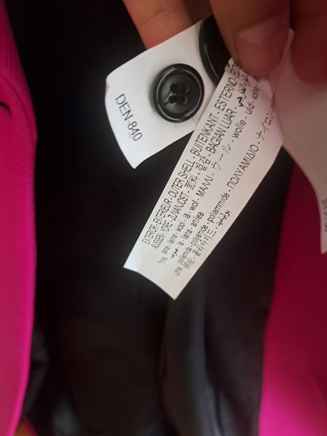 Abrigo Lana Manteco Zara Mujer XL