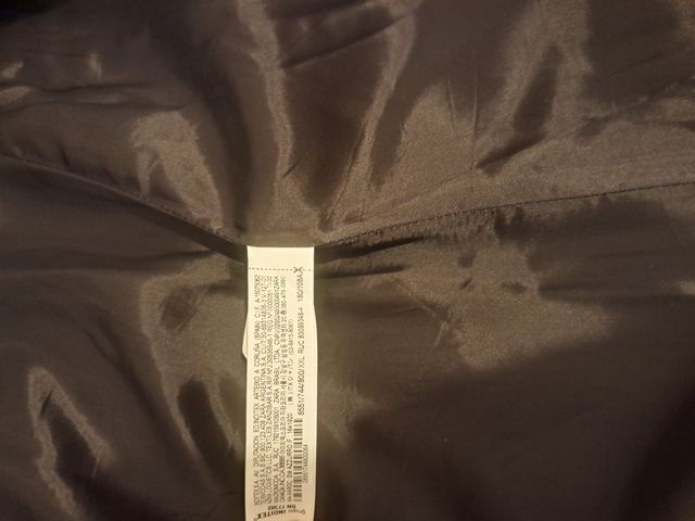 Abrigo Zara Lana Negro Talla XL