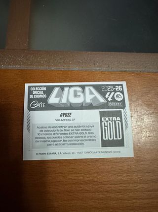 Cromo Extra Gold 25/26
