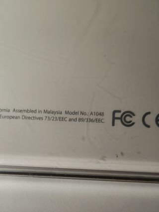 Teclado Apple A1048 Branco