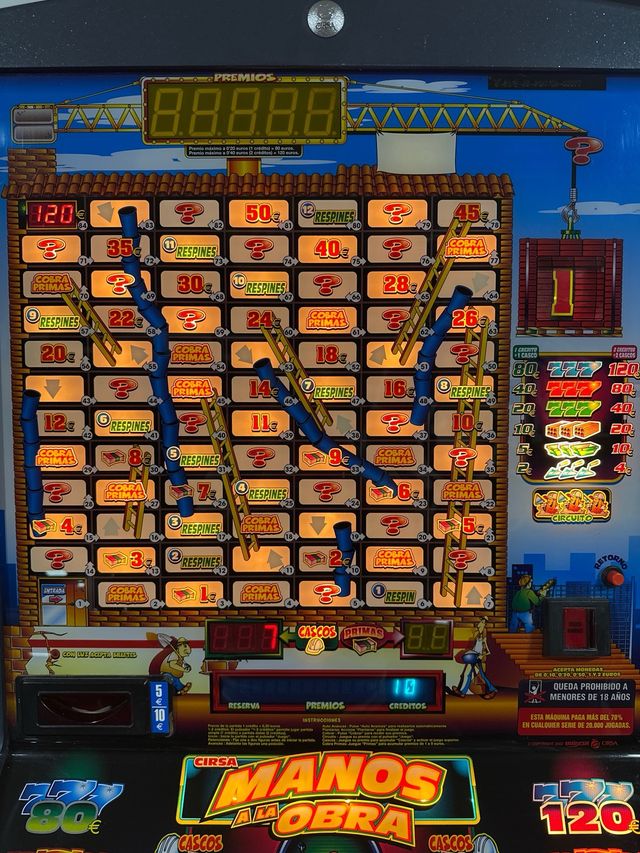 Cirsa Manos A La Obra Máquina Tragaperras