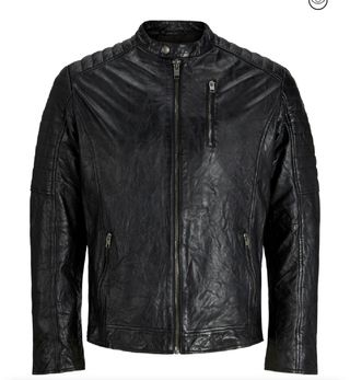 Chaqueta de cuero Jack & Jones Talla L