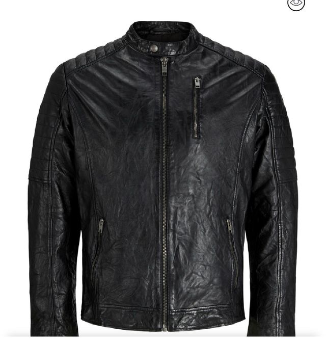 Chaqueta de cuero Jack & Jones Talla L