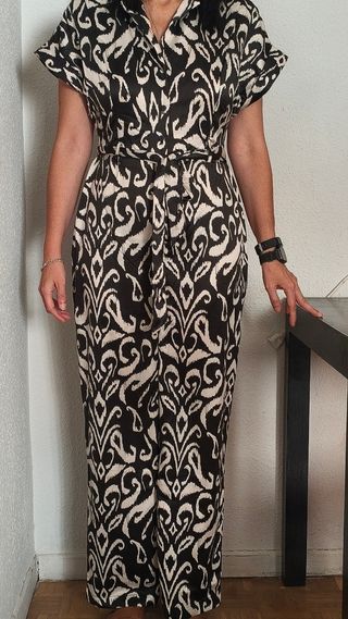 Mono Mango Negro Blanco