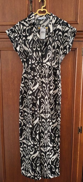 Mono Mango Negro Blanco