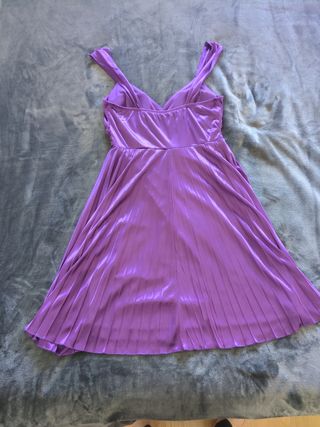 Vestido fiesta morado talla 38