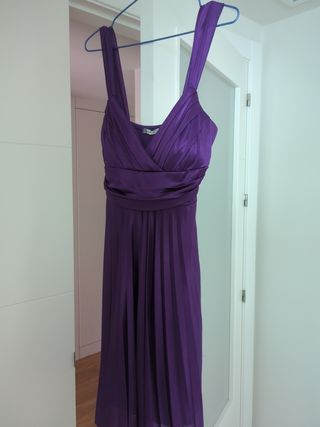 Vestido fiesta morado talla 38