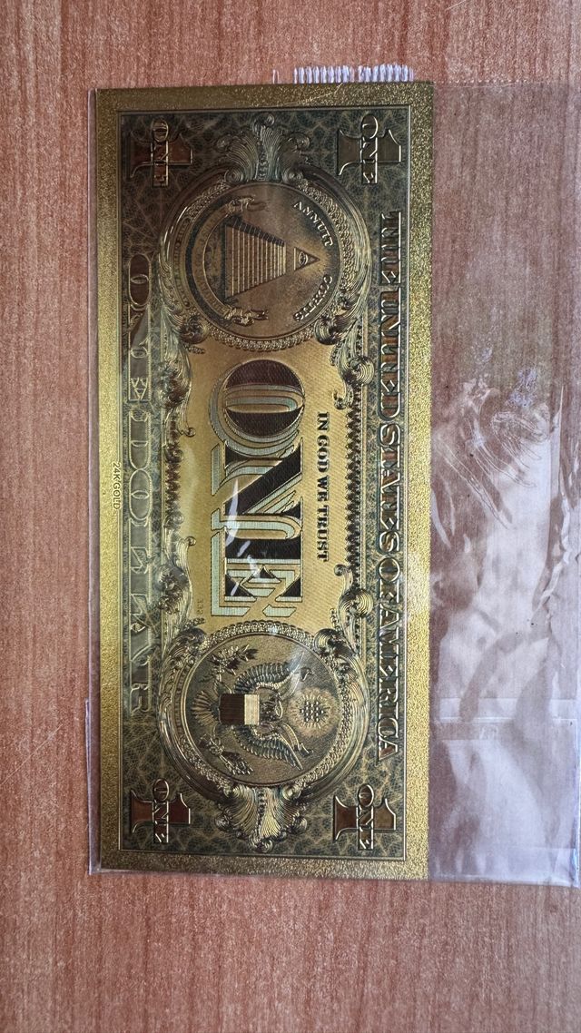 Dólar 24k Oro Laminado