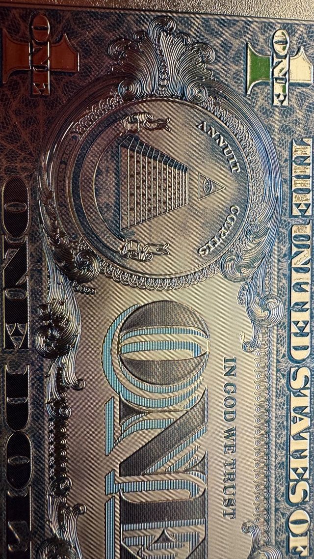 Dólar 24k Oro Laminado