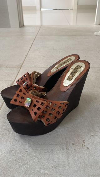 Botines rojos talla 37/38