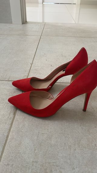 Botines rojos talla 37/38
