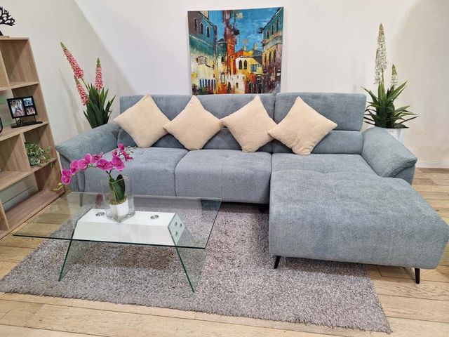 Sofá chaise longue 284x154cm