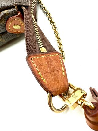 Bolso Louis Vuitton Eva Marrón y Dorado