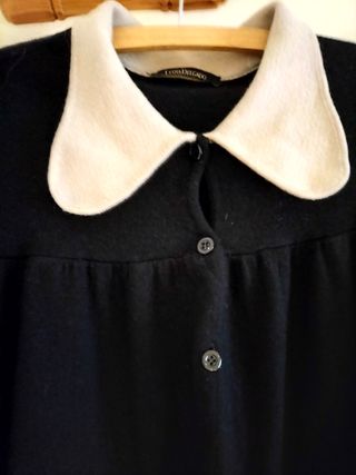 Chaqueta de punto. Lydia Delgado. De lana negra.