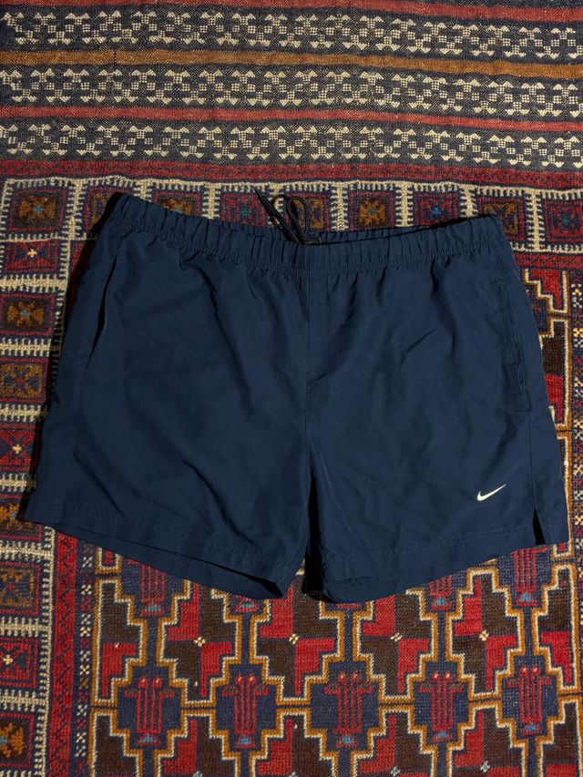 Pantalones Cortos Shorts Nike M Blue Navy Retro