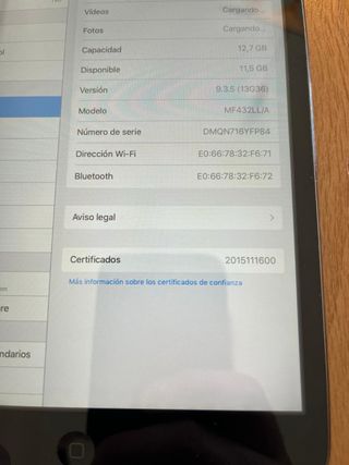 Apple iPad Mini 1ª Gen 7.9 Negro