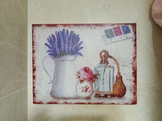 Cuadro Baño estilo vintage