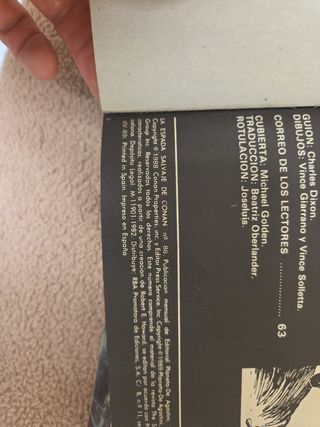 Cómics de LA ESPADA SALVAJE DE CONAN EL BÁRBARO