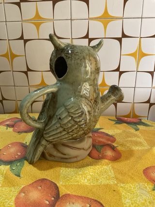 Annaffiatoio gufo ceramica Villa d'Este