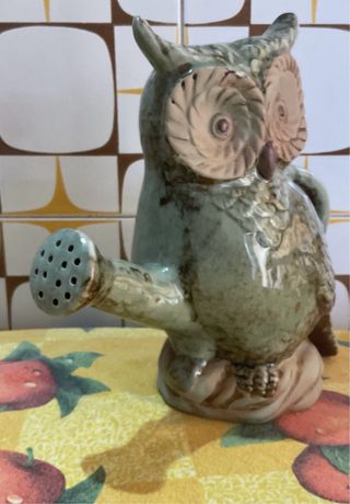 Annaffiatoio gufo ceramica Villa d'Este