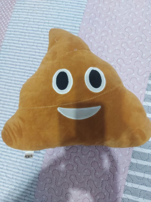 Peluche Emoji Caca Marrón