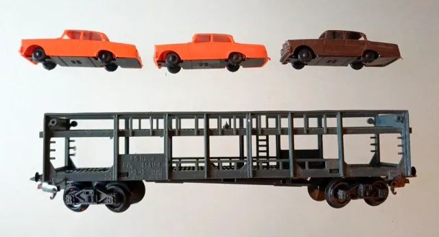 Lima Carro Merci Bisarca H0 vintage