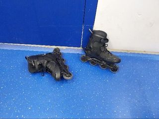 Patines Línea Adulto Oxelo Fitness FIT100 Negro