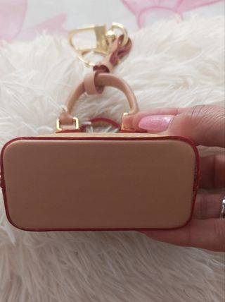 Mini bolso llavero estilo lujo 