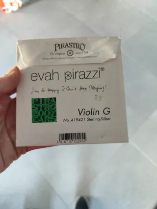 Cuerda de violín Evah Pirazzi 4