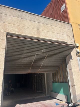 Puerta de hierro para garaje 