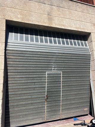 Puerta de hierro para garaje 