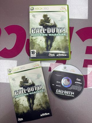 Videojuego Xbox 360 Call Of Duty 4 Modern Warfare