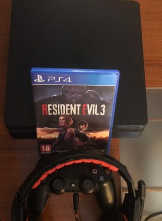 Pack PS4 + Mandos + Cables + Juegos + Cascos 