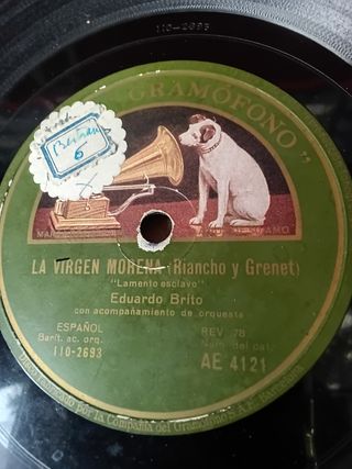 4 discos gramófono,  rumba y fox cubano, Siboney. 