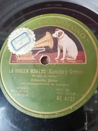 4 discos gramófono,  rumba y fox cubano, Siboney. 