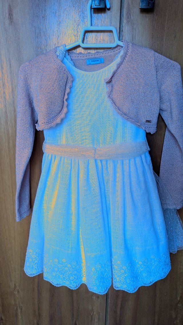 Vestido ceremonia niña Mayoral talla 7