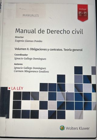 Manual de Derecho Civil: Volumen II. Obligaciones