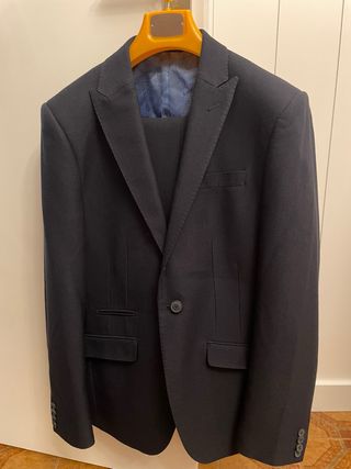 Traje Azul Marino Hombre