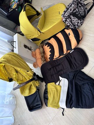 Cochecito + Silla Cybex E Priam y accesorios