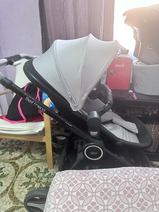 Silla de coche para bebé con funda tres partes