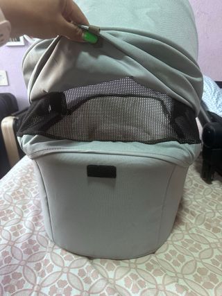 Silla de coche para bebé con funda tres partes