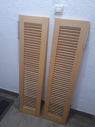 Puertas mallorquinas abatibles macizas