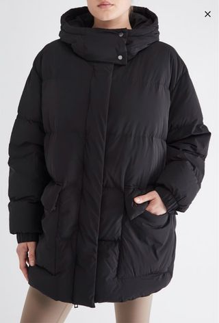 Anorak Oysho Negro Talla M
