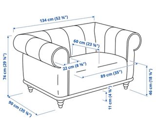 Sofá  Viskafors verde IKEA