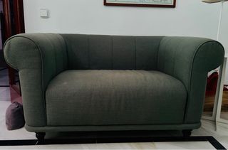 Sofá  Viskafors verde IKEA