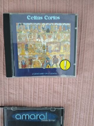 Lote 3 CDs: Amaral, Celtas Cortos, Serrat