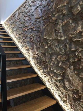 Revestimiento pared efecto rural