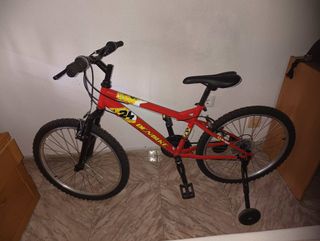 Bicicleta infantil roja 24 DENBIKE