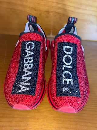 Zapatillas Dolce & Gabbana Rojas Brillantes
