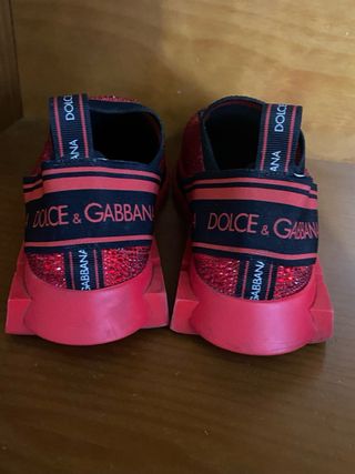 Zapatillas Dolce & Gabbana Rojas Brillantes
